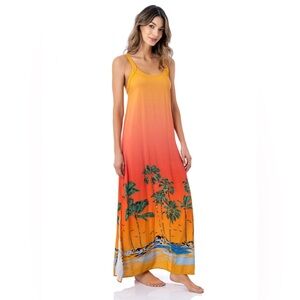 Beach sunset maxi dress Maaji